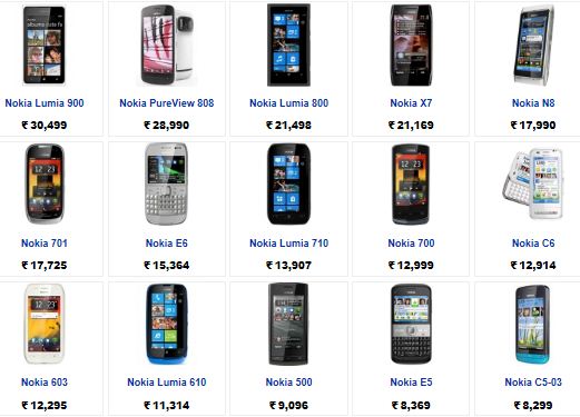 Latest nokia mobile phones in india with prices and features